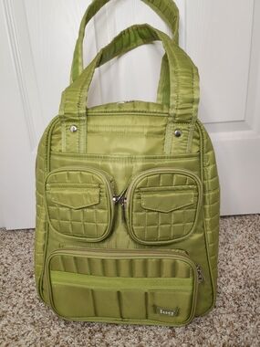 Lug Puddle Jumper Quilted Travel Tote - Bright Green